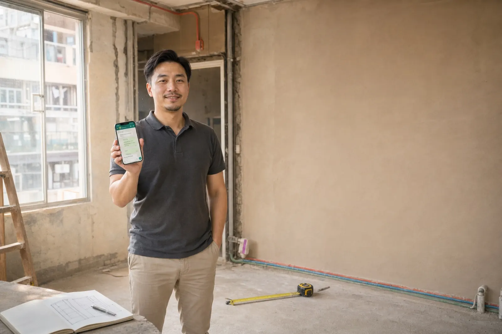 俊泓工程 — 聯絡我們，即時 WhatsApp 報價或上門度尺