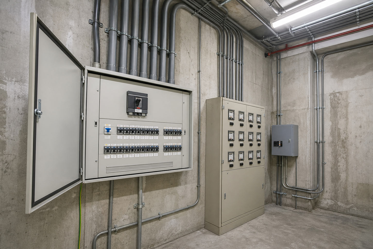 觀塘工廈三相電供電配電箱工程