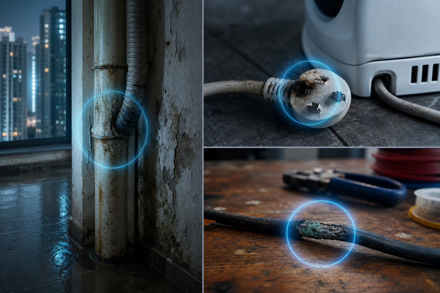 漏電原因排查 水管與電器