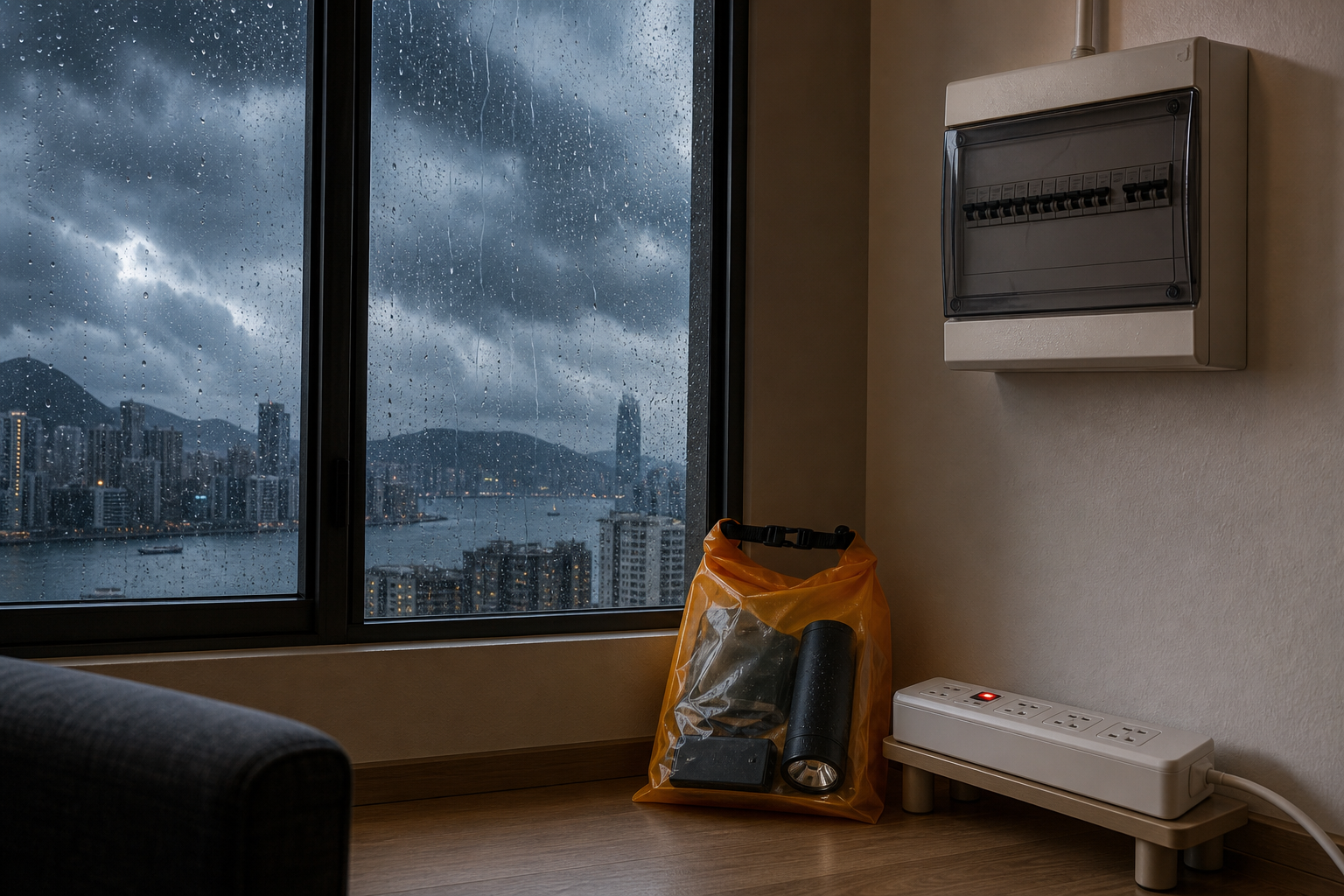 颱風前電力準備 家居檢查