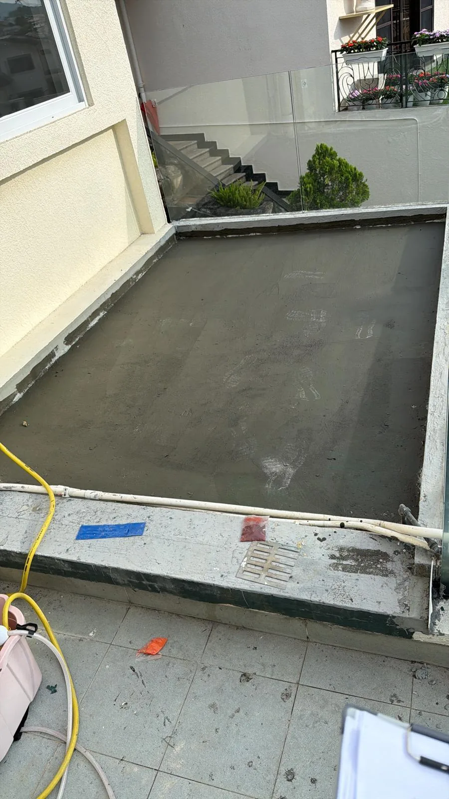 露台清理基面及新造防水施工實拍
